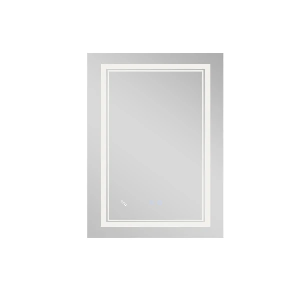 Зеркало Qtap Cardinal 600х800 с LED-подсветкой Touch, с антизапотеванием, с диммером, рег. темп. цвета (3000-6500K) QT0478C6080 - 2 фото