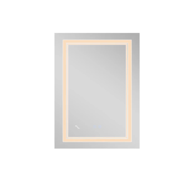 Зеркало Qtap Cardinal 600х800 с LED-подсветкой Touch, с антизапотеванием, с диммером, рег. темп. цвета (3000-6500K) QT0478C6080 - 4 фото