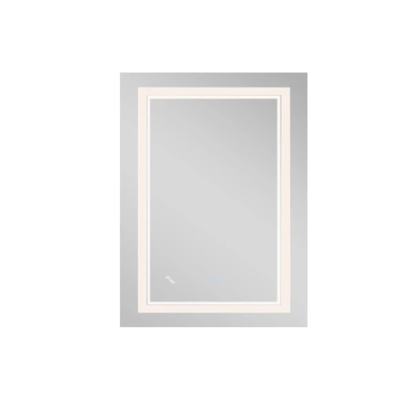 Зеркало Qtap Cardinal 600х800 с LED-подсветкой Touch, с антизапотеванием, с диммером, рег. темп. цвета (3000-6500K) QT0478C6080 - 5 фото