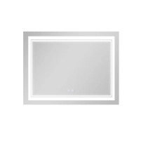 Зеркало Qtap Cardinal (CA1) 1000х800 с LED-подсветкой Touch, с антизапотеванием, с диммером, рег. темп. цвета (3000-6500K) QT0478C10080 - 3 фото