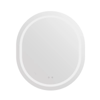 Зеркало Qtap Gemini 800х700 с LED-подсветкой Touch, с антизапотеванием, с диммером, рег. темп. цвета (3000-6500K) Reverse QT2578R8070 - 2 фото