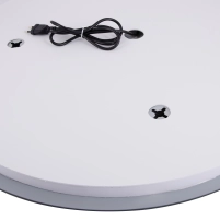 Зеркало Qtap Gemini 800х700 с LED-подсветкой Touch, с антизапотеванием, с диммером, рег. темп. цвета (3000-6500K) Reverse QT2578R8070 - 5 фото