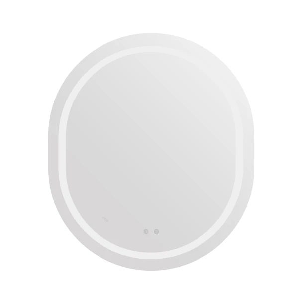 Зеркало Qtap Gemini 800х700 с LED-подсветкой Touch, с антизапотеванием, с диммером, рег. темп. цвета (3000-6500K) Reverse QT2578R8070 - 2 фото