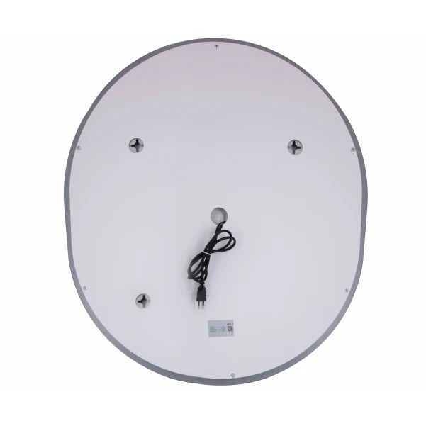 Зеркало Qtap Gemini 800х700 с LED-подсветкой Touch, с антизапотеванием, с диммером, рег. темп. цвета (3000-6500K) Reverse QT2578R8070 - 4 фото