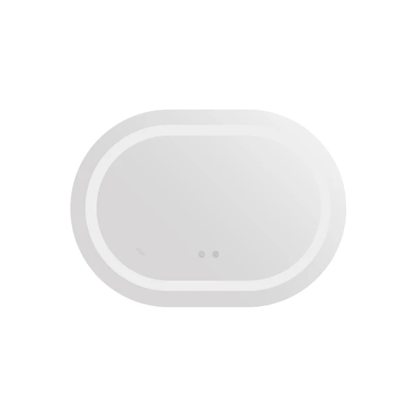Дзеркало Qtap Gemini 650х900 з LED-підсвічуванням Touch, з антизапотіванням, з димером, рег. темп. кольору (3000-6500K) Reverse QT2578R6590 - 2 фото