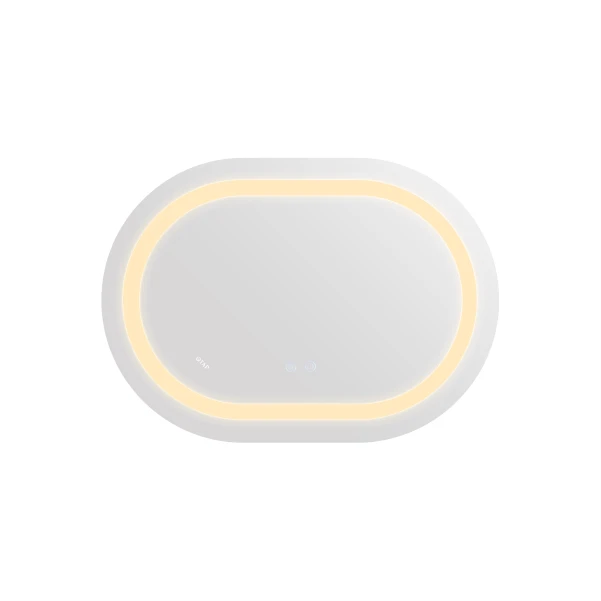 Дзеркало Qtap Gemini 650х900 з LED-підсвічуванням Touch, з антизапотіванням, з димером, рег. темп. кольору (3000-6500K) Reverse QT2578R6590 - 4 фото