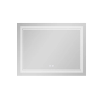 Дзеркало Qtap Cardinal 1200х800 з LED-підсвічуванням Touch, з антизапотіванням, з димером, рег. темп. кольору (3000-6500K) QT0478C12080 - 2 фото