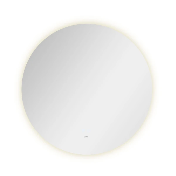 Дзеркало Qtap Taurus R800 з LED-підсвічуванням Touch, з антизапотіванням, з димером, рег. темп. кольору (3000-6500K) QT2478R807 - 4 фото
