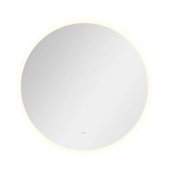 Дзеркало Qtap Taurus R800 з LED-підсвічуванням Touch, з антизапотіванням, з димером, рег. темп. кольору (3000-6500K) QT2478R807 - 5 фото