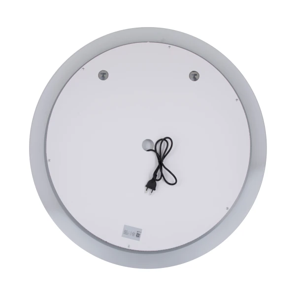 Дзеркало Qtap Taurus R800 з LED-підсвічуванням Touch, з антизапотіванням, з димером, рег. темп. кольору (3000-6500K) QT2478R807 - 6 фото