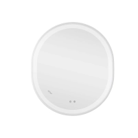Дзеркало Qtap Gemini 800х700 з LED-підсвічуванням Touch, з антизапотіванням, з димером, рег. темп. кольору (3000-6500K) Reverse QT2578R8072B - 2 фото
