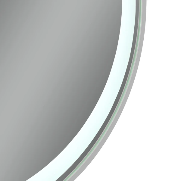 Дзеркало Qtap Gemini 800х700 з LED-підсвічуванням Touch, з антизапотіванням, з димером, рег. темп. кольору (3000-6500K) Reverse QT2578R8072B - 10 фото