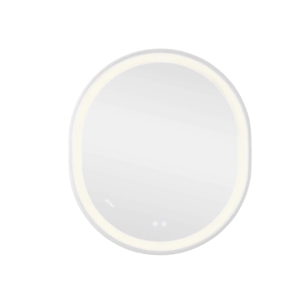 Дзеркало Qtap Gemini 800х700 з LED-підсвічуванням Touch, з антизапотіванням, з димером, рег. темп. кольору (3000-6500K) Reverse QT2578R8072B - 3 фото