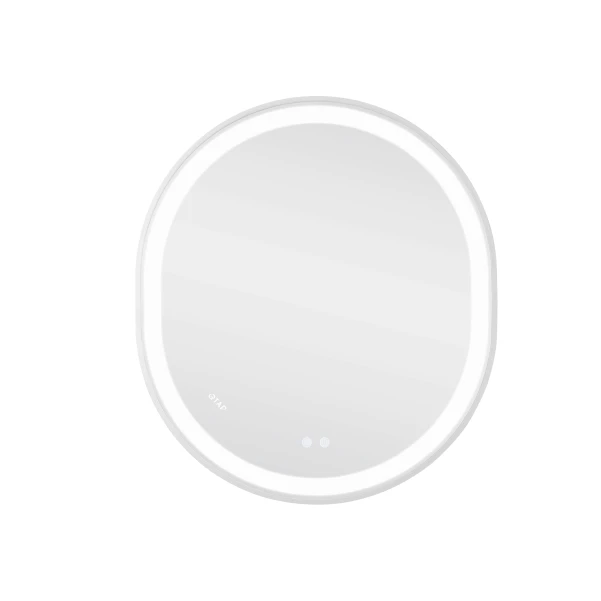 Дзеркало Qtap Gemini 800х700 з LED-підсвічуванням Touch, з антизапотіванням, з димером, рег. темп. кольору (3000-6500K) Reverse QT2578R8072B - 5 фото