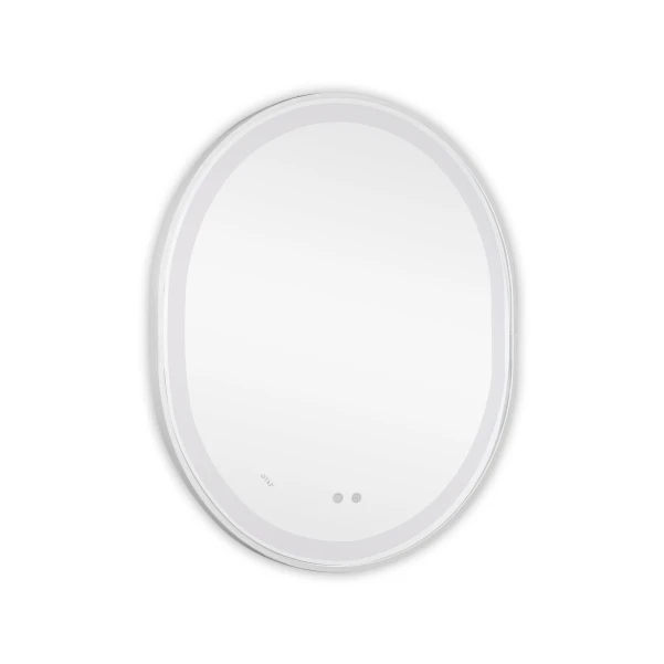 Дзеркало Qtap Gemini 800х700 з LED-підсвічуванням Touch, з антизапотіванням, з димером, рег. темп. кольору (3000-6500K) Reverse QT2578R8072B - 6 фото