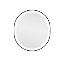 Зеркало Qtap Gemini 800х700 с LED-подсветкой Touch, с антизапотеванием, с диммером, рег. темп. цвета (3000-6500K) Reverse QT2578R8072B - 3 фото