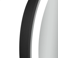 Зеркало Qtap Gemini 800х700 с LED-подсветкой Touch, с антизапотеванием, с диммером, рег. темп. цвета (3000-6500K) Reverse QT2578R8072B - 9 фото