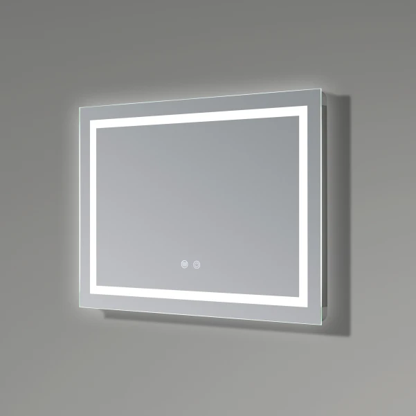 Зеркало Qtap Mideya (DC-F613) 700х500 с LED-подсветкой Touch, с антизапотеванием, диммером QT2078NCF7050W - 7 фото