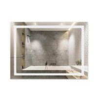 Дзеркало Qtap Mideya (DC-F908) 800х600 з LED-підсвічуванням Touch, з димером QT2078F908W