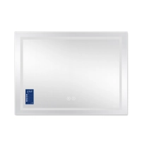 Дзеркало Qtap Mideya (DC-F908) 800х600 з LED-підсвічуванням Touch, з димером QT2078F908W - 2 фото