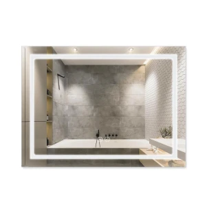 Дзеркало Qtap Mideya (DC-F908) 800х600 з LED-підсвічуванням Touch, з димером QT2078F908W