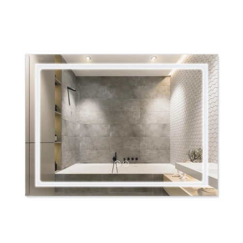 Дзеркало Qtap Mideya (DC-F908) 800х600 з LED-підсвічуванням Touch, з димером QT2078F908W