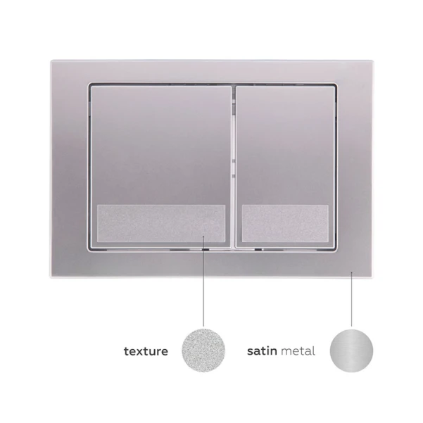 Панель смыва для унитаза Qtap Nest QT0111M06029SAT - 3 фото