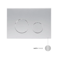 Панель смыва для унитаза Qtap Nest QT0111M11111SAT - 3 фото