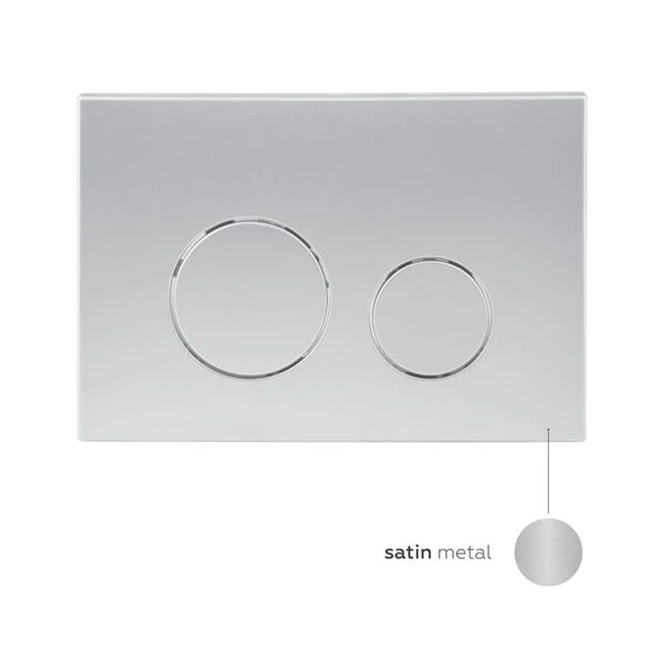 Панель смыва для унитаза Qtap Nest QT0111M11111SAT - 3 фото