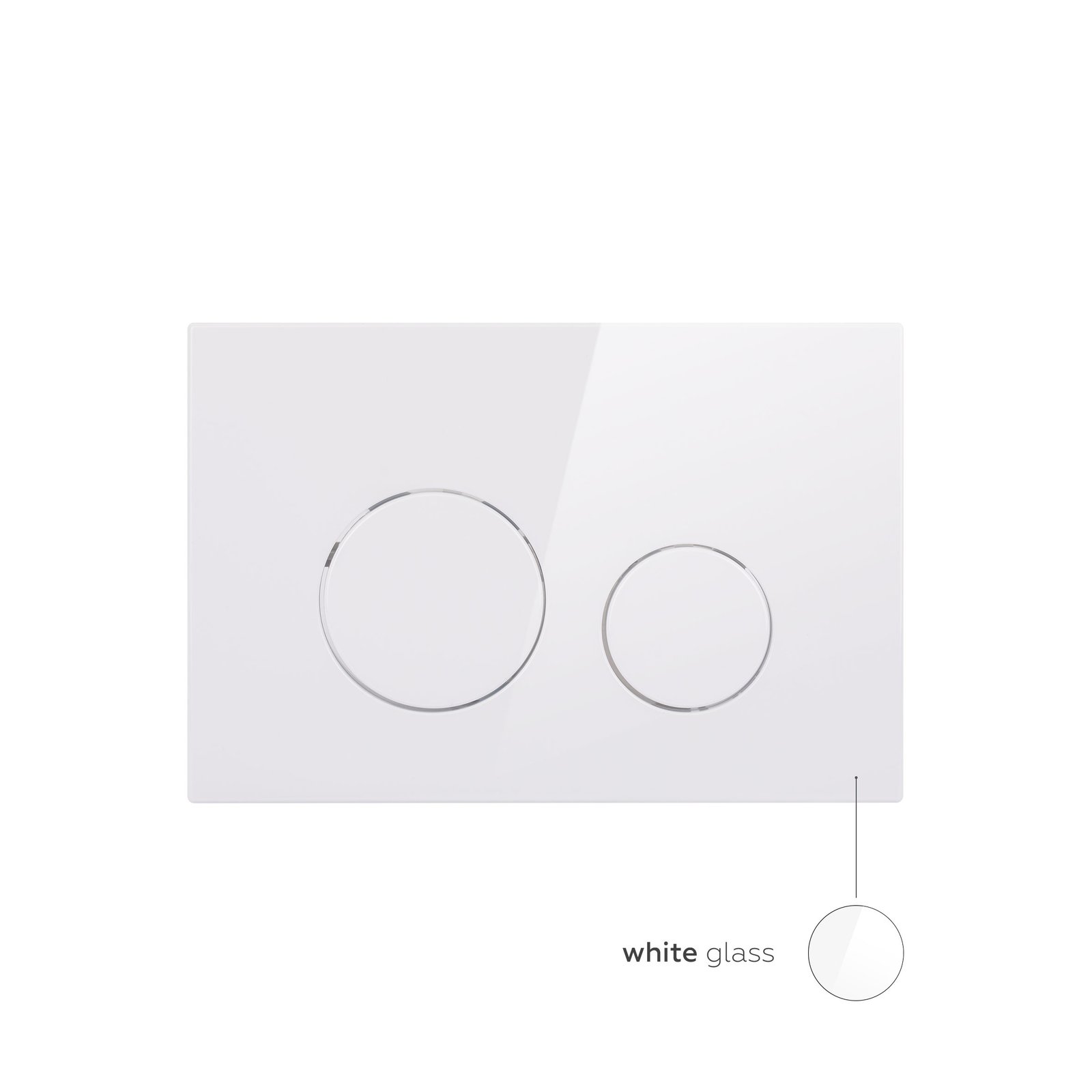 Панель смыва для унитаза Qtap Nest QT0111M11110W - 3 фото