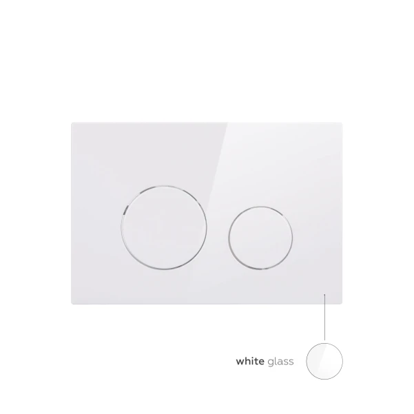 Панель смыва для унитаза Qtap Nest QT0111M11110W - 3 фото