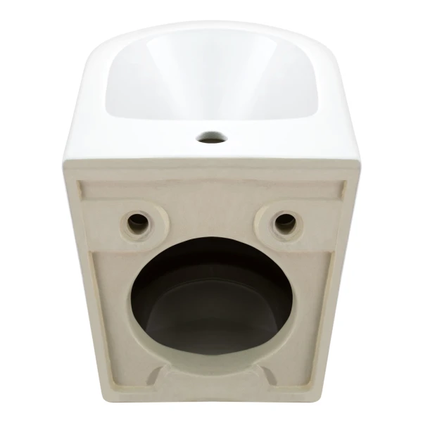 Биде подвесное Qtap Scorpio 515x370x350 White QT14551380GW - 3 фото