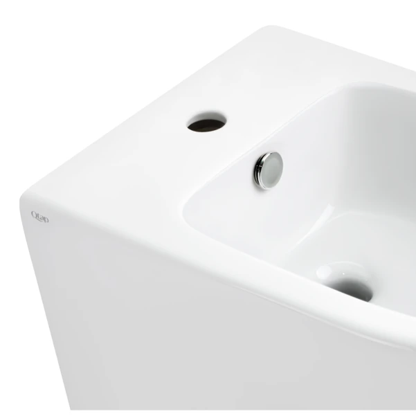 Биде подвесное Qtap Scorpio 515x370x350 White QT14551380GW - 4 фото