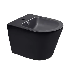 Биде подвесное Qtap Scorpio 515x360x345 Matt black QT1455053FMB