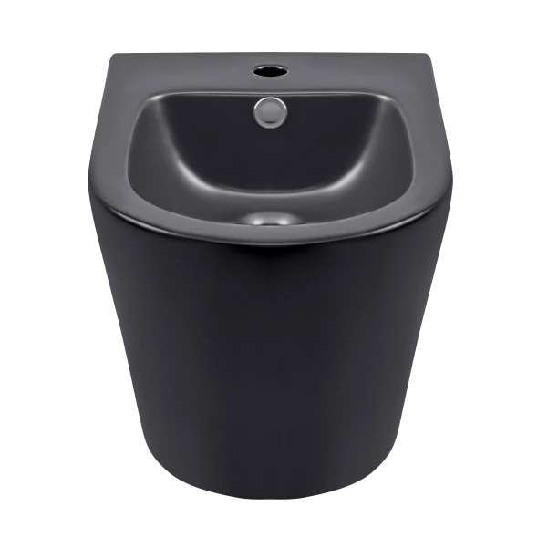 Биде подвесное Qtap Scorpio 515x360x345 Matt black QT1455053FMB - 2 фото