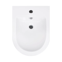 Біде підвісне Qtap Robin 515х370х350 White QT13551381GW - 6 фото