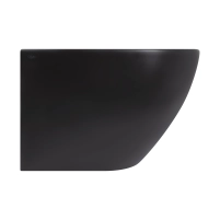 Биде подвесное Qtap Robin 495х370х325 Matt black QT1355046FMB - 3 фото