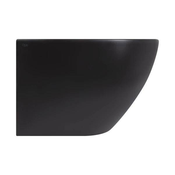 Биде подвесное Qtap Robin 495х370х325 Matt black QT1355046FMB - 3 фото