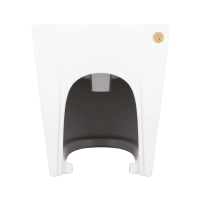Биде напольное Qtap Stork/Swan 560х360х410 White QT15443378W - 5 фото