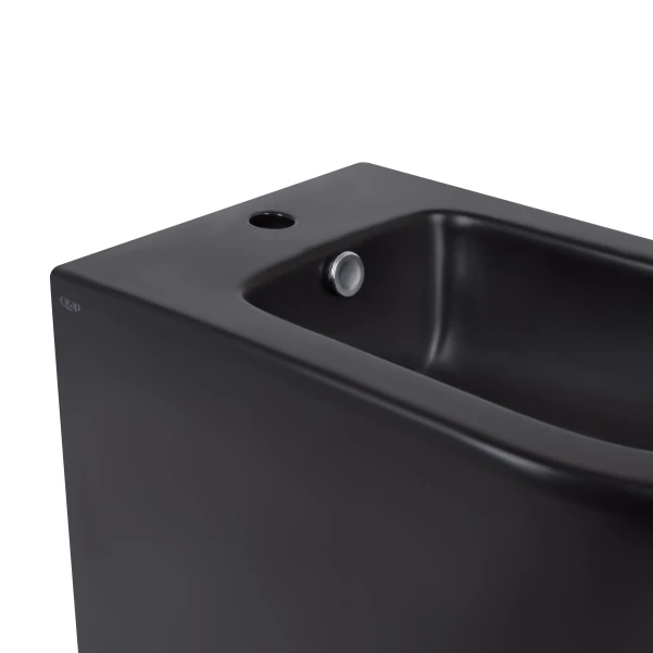 Біде підлогове Qtap Scorpio 530x360x395 Matt black QT14441003CMB - 4 фото