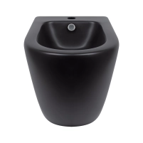 Биде напольное Qtap Robin 565x360x405 Matt black QT13442141CMB - 2 фото
