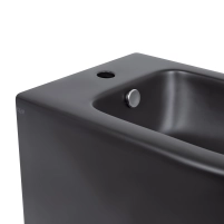 Биде напольное Qtap Robin 565x360x405 Matt black QT13442141CMB - 4 фото