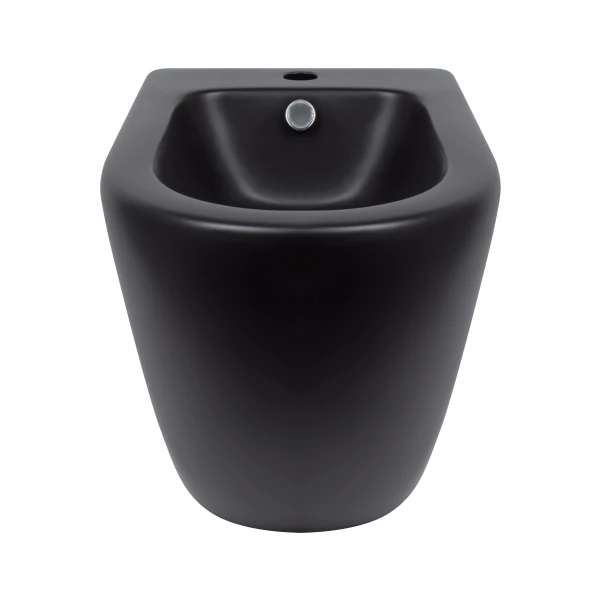 Биде напольное Qtap Robin 565x360x405 Matt black QT13442141CMB - 2 фото