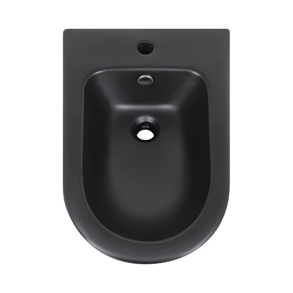 Биде напольное Qtap Robin 565x360x405 Matt black QT13442141CMB - 6 фото