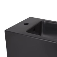Біде підвісне Qtap Tern New 500x360x320 мм Matt Black QT17551303GMB - 4 фото