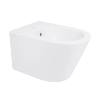 Биде подвесное Qtap Swan 485х360х320 мм, White QT16555379W