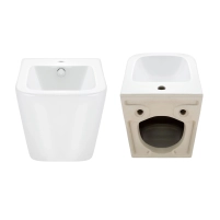 Комплект Qtap Tern 2 в 1: унитаз подвесной Ultra Quiet + биде подвесное - 5 фото
