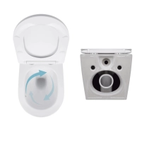 Акційний набір: Унітаз підвісний Jay Ultra Quiet QT07335177W 485х360х320 + Tern Ultra Quiet QT17332303ASW 490x365x325 - 4 фото