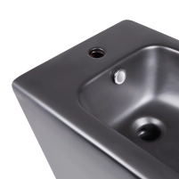 Акційний набір: Унітаз напольний Robin Ultra Quiet QT13226083AMB 660x360x855 Black + Біде напольне Robin QT13442141CMB 565x360x405 Black - 6 фото