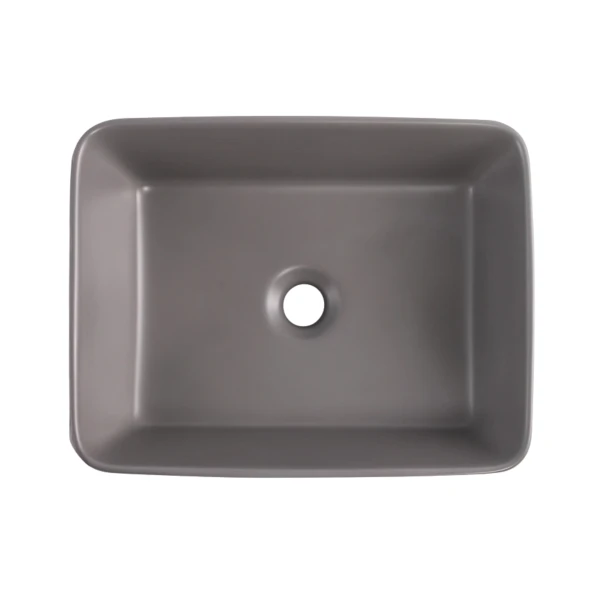 Комплект Qtap Tern Stone grey 3 в 1: унитаз подвесной Ultra Quiet + биде подвесное + раковина накладная QTTERSG49162 - 10 фото